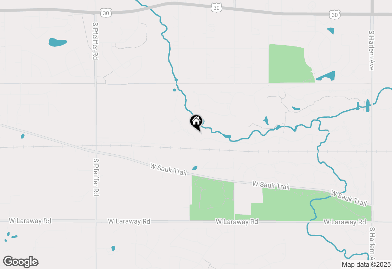 Map of 581 Aberdeen Road, Frankfort, IL 60423