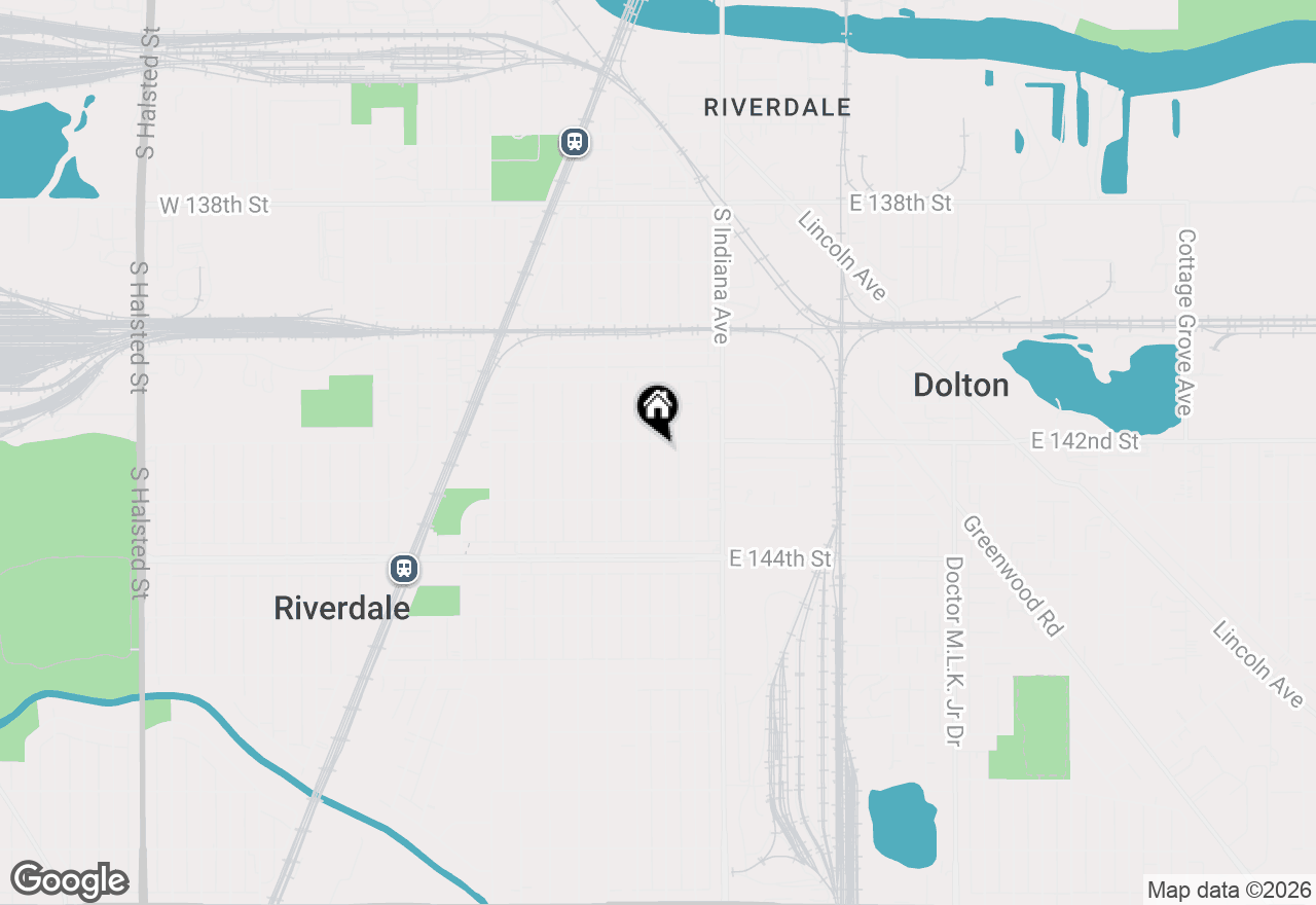 Map of (Address confidential), Riverdale, Illinois 60827