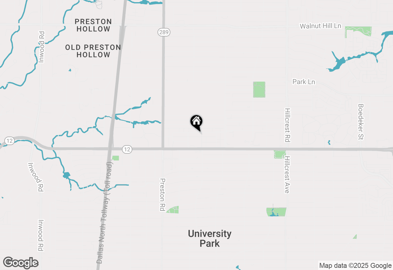 Map of 6222 Bandera Avenue #B, Dallas, TX 75225