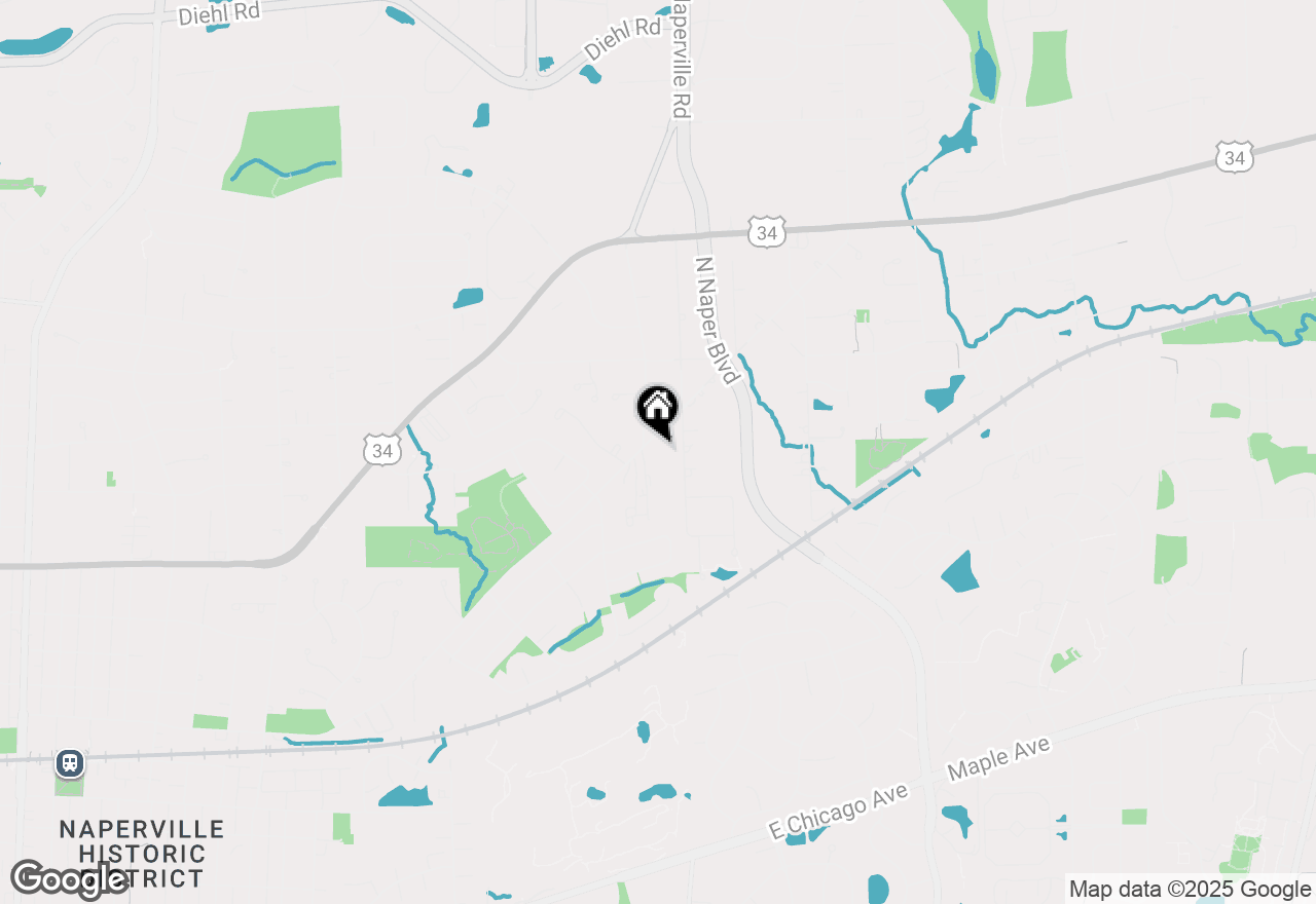 Map of 25W441 Plank Road, Naperville, IL 60563