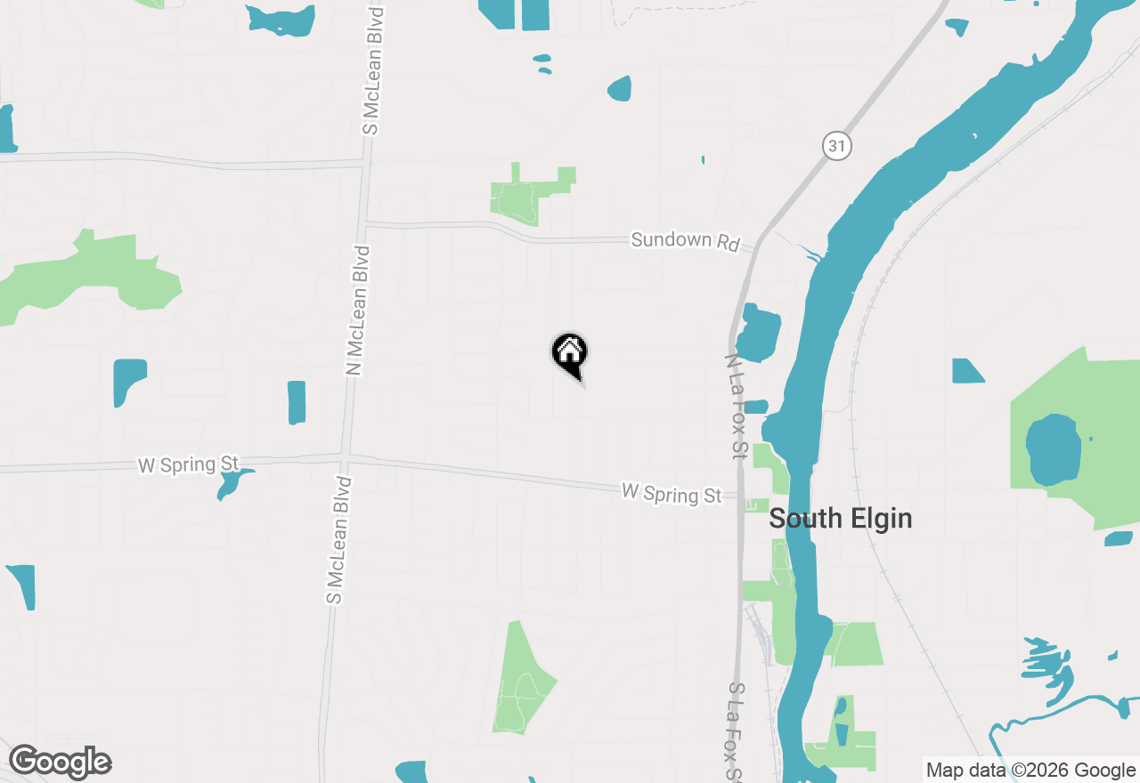Map of 480 Martin Drive, South Elgin, IL 60177