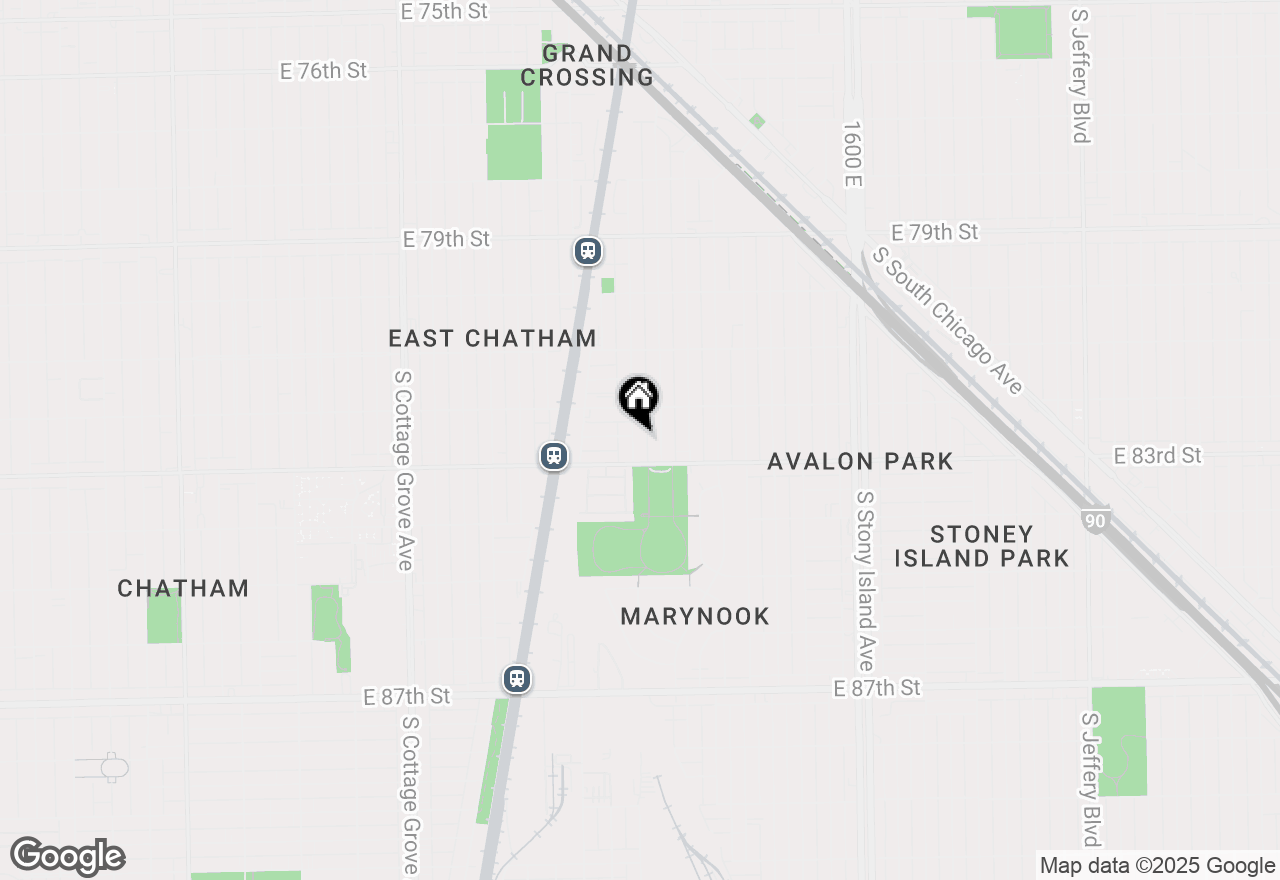 Map of 8235 S Woodlawn Avenue, Chicago, IL 60619