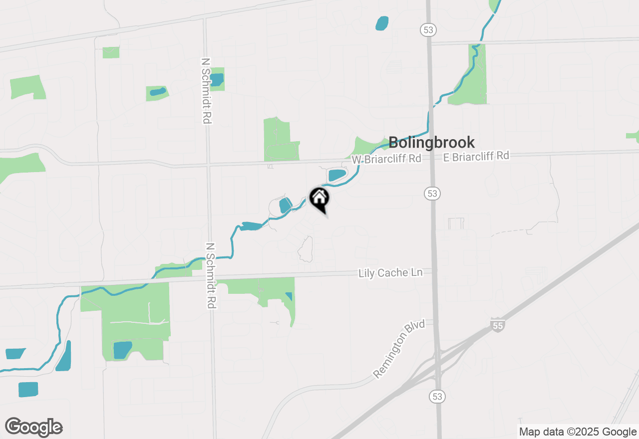 Map of 300 Wildrose Court, Bolingbrook, IL 60440