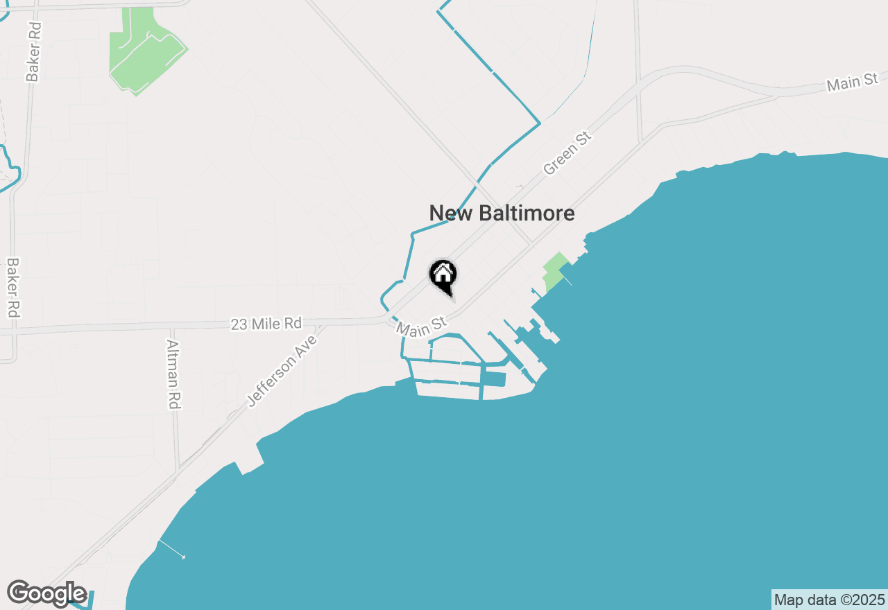 Map of 35870 Alfred Street, New Baltimore, MI 48047