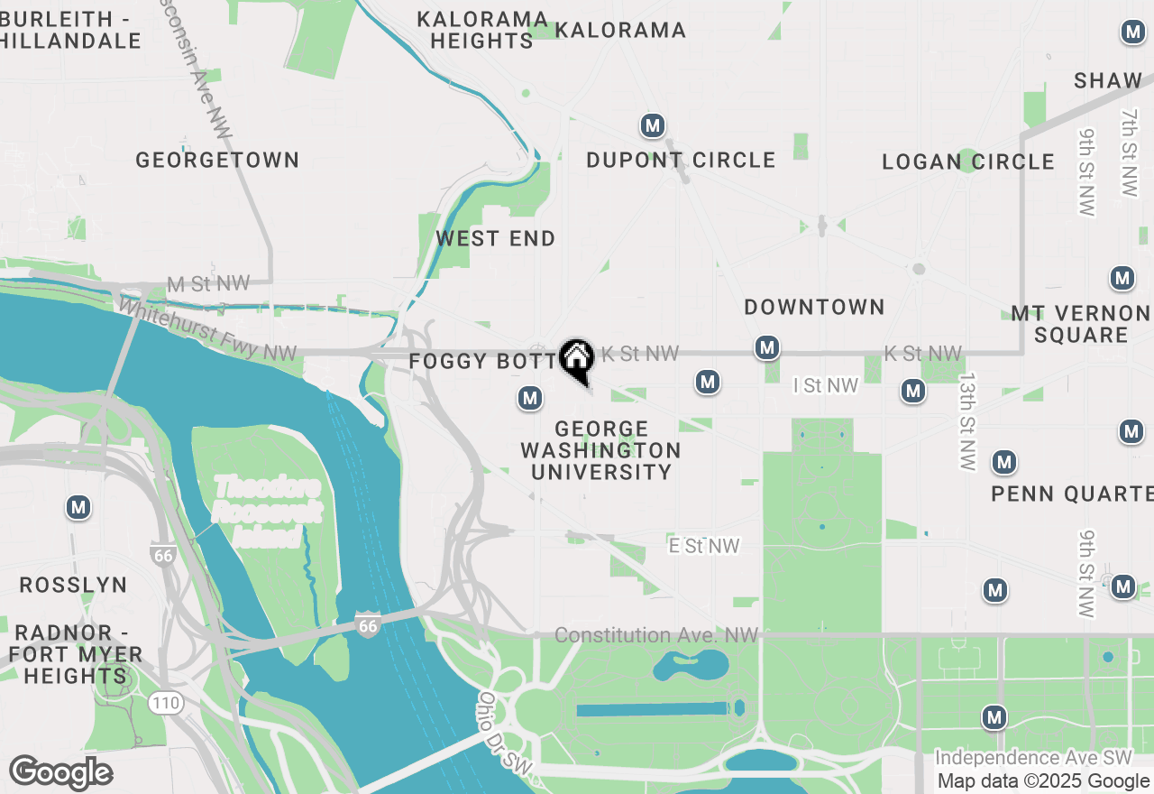Map of 2141 I Street Nw #516, Washington, DC 20037