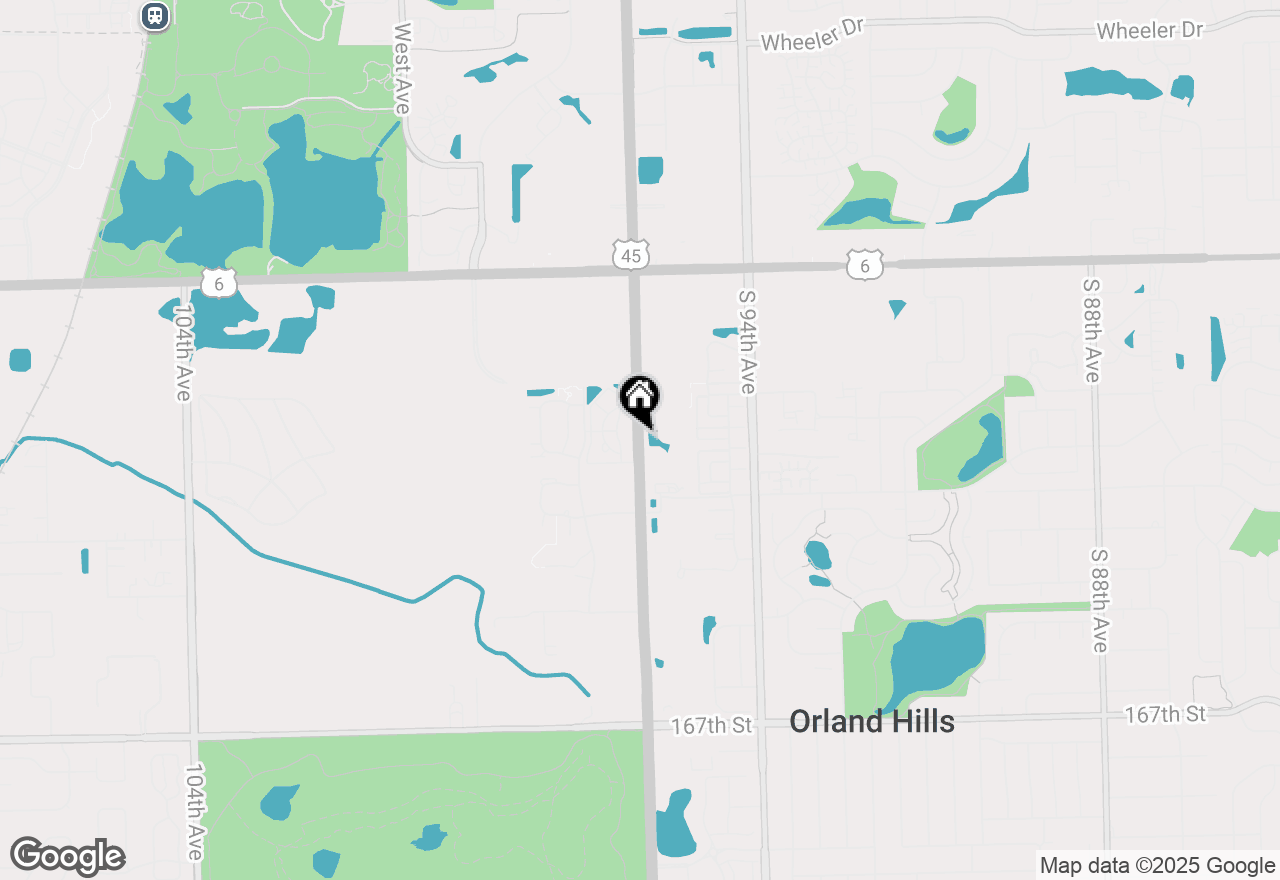Map of 16153 S Lagrange Road, Orland Park, IL 60462