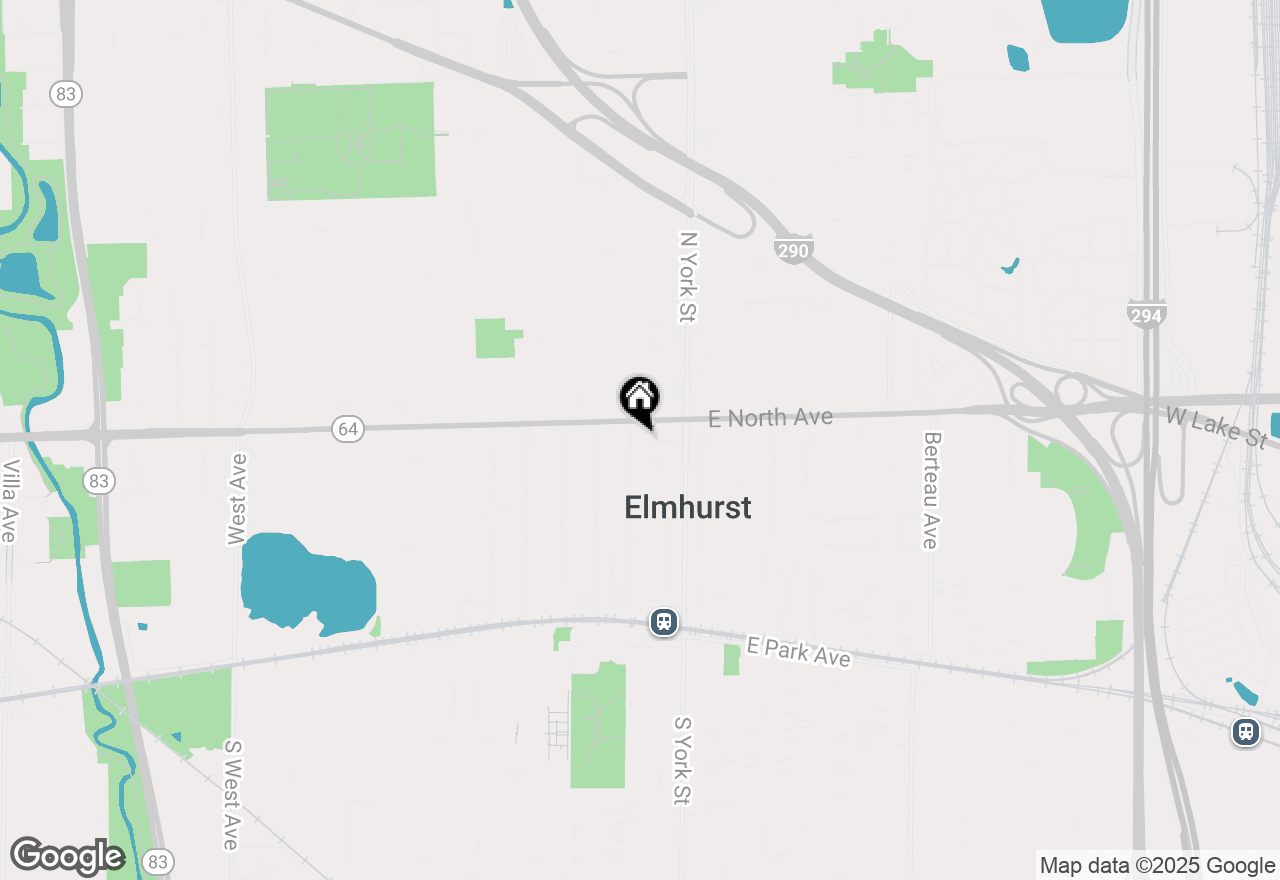 Map of 262 N Addison Avenue, Elmhurst, IL 60126