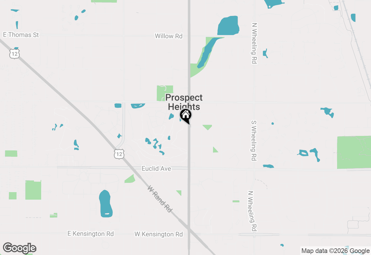 Map of 1454 N Elmhurst Road #102B, Mount Prospect, IL 60056