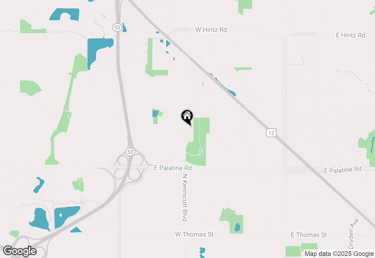 Map of 2112 N Kennicott Drive, Arlington Heights, IL 60004