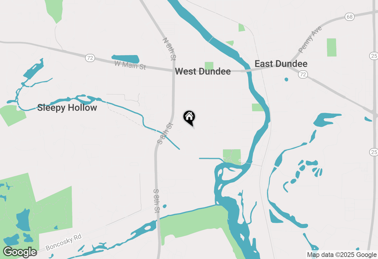 Map of 606 Edwards Avenue, West Dundee, IL 60118