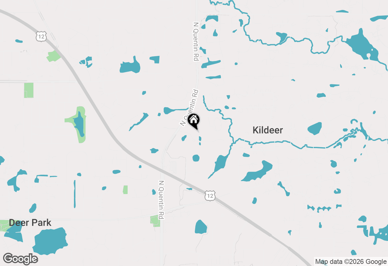 Map of 21766 W Hidden Valley Drive, Kildeer, IL 60047