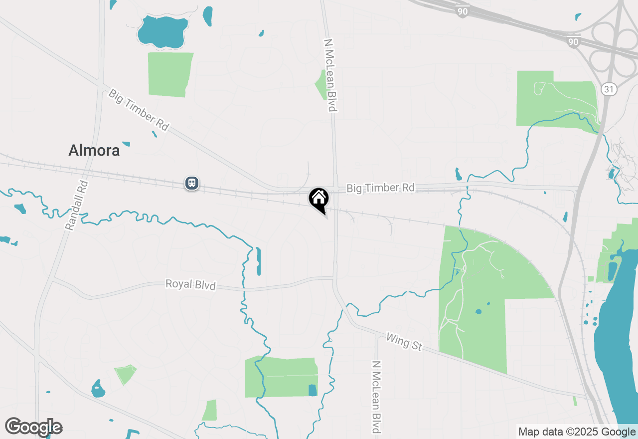 Map of 1555-61 Weatherstone Lane, Elgin, IL 60123