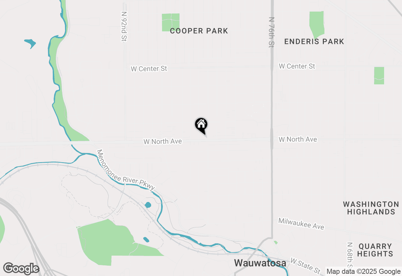 Map of 8328 W North Ave, Wauwatosa, WI 53213