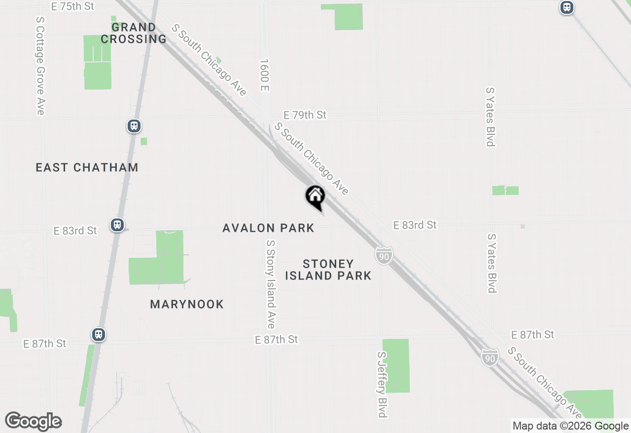 Map of 8239 S Ridgeland Avenue, Chicago, IL 60617