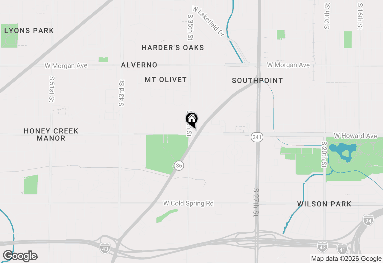 Map of LOT 7 W Howard Ave, Greenfield, WI 53221