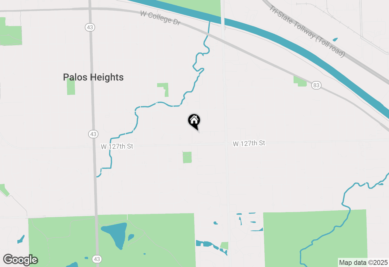 Map of 12611 Natoma Avenue, Palos Heights, IL 60463