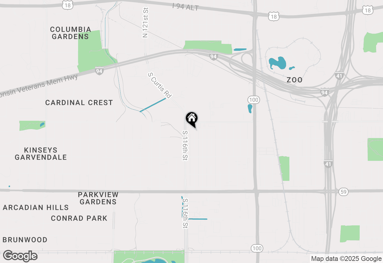 Map of 801 S 115th St, Milwaukee, WI 53214