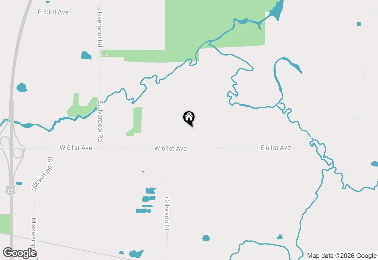 Map of 1691 Ruby Court, Hobart, IN 46342