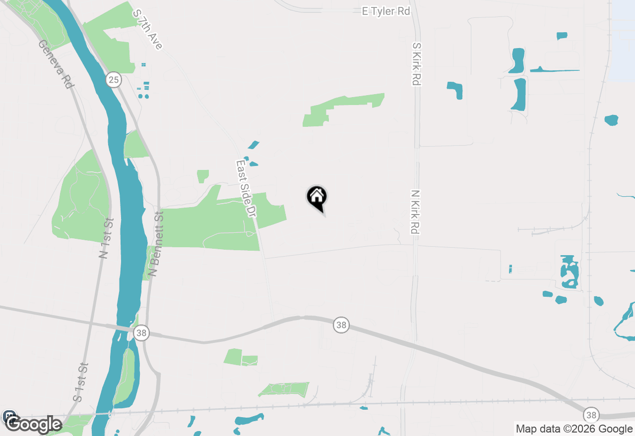 Map of 1008 Geneva Drive, Geneva, IL 60134