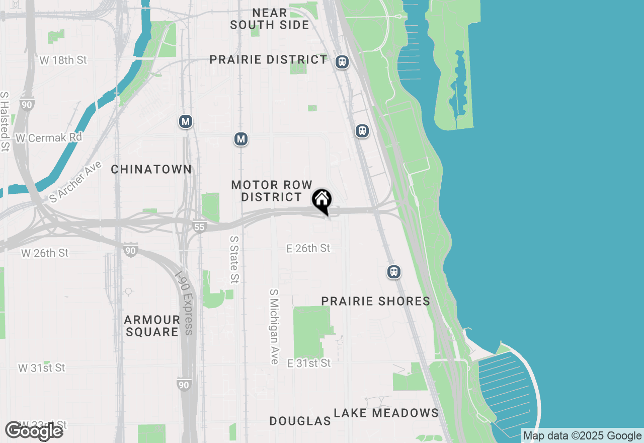 Map of 337 E 25th Street, Chicago, IL 60616