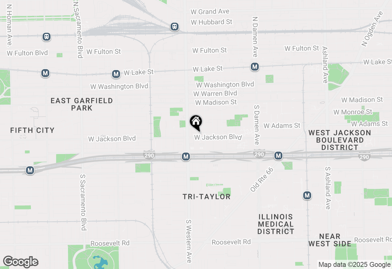 Map of 2332 W Jackson Boulevard #2, Chicago, IL 60612