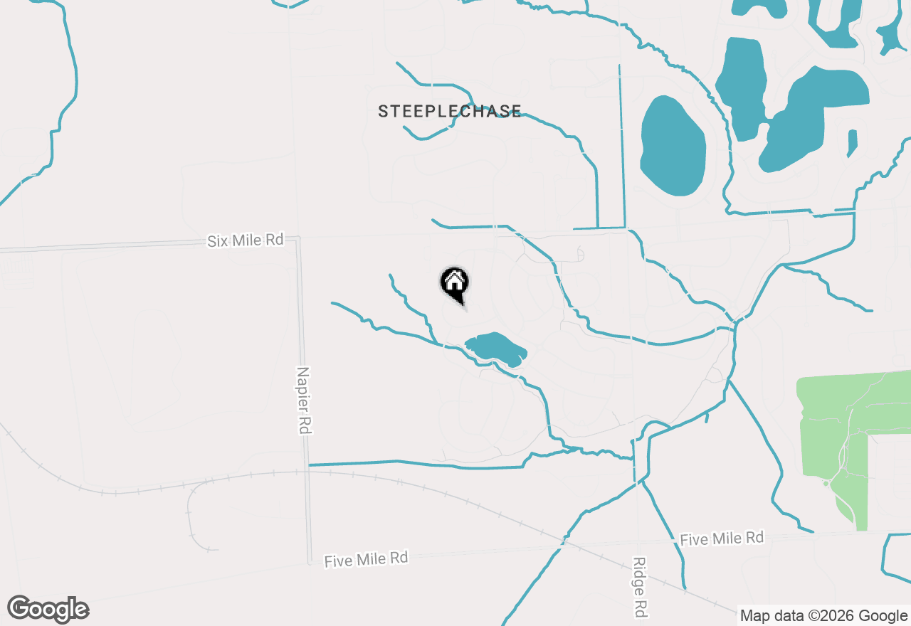Map of 16928 Boulder Drive, Northville, MI 48168