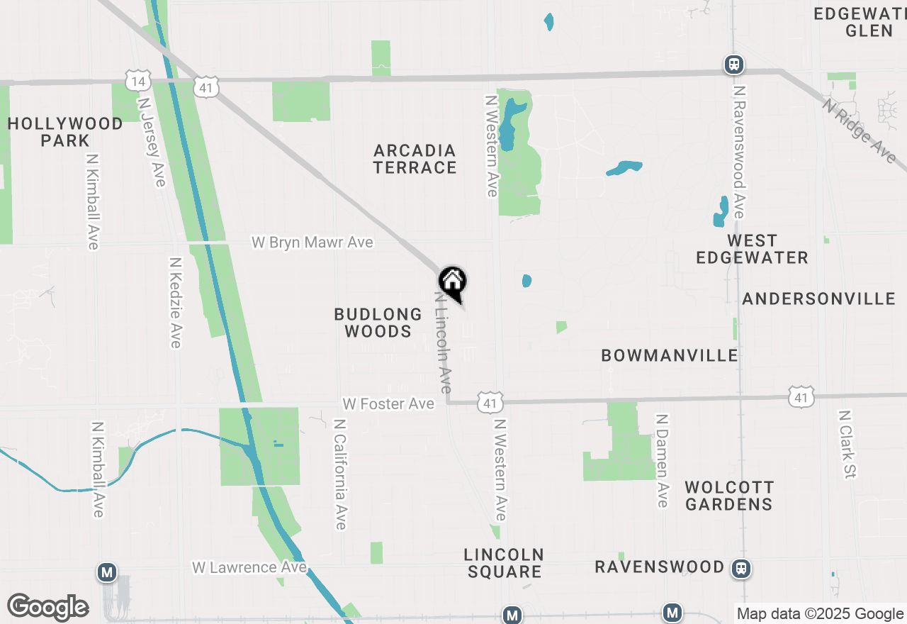 Map of 5414 N Campbell Avenue #3, Chicago, IL 60625