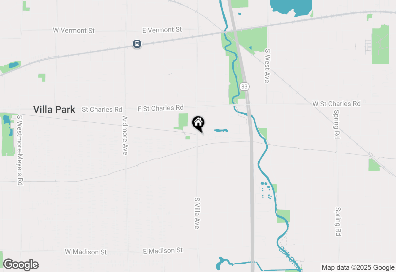 Map of 115-19 South Villa Avenue, Villa Park, IL 60181