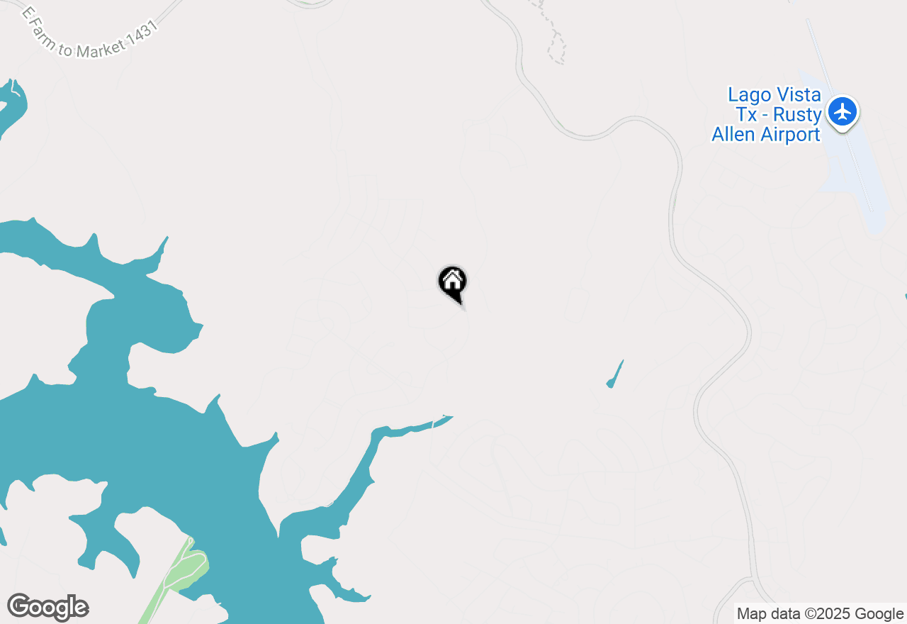 Map of 8212 Purple Aster Pass, Lago Vista, TX 78645