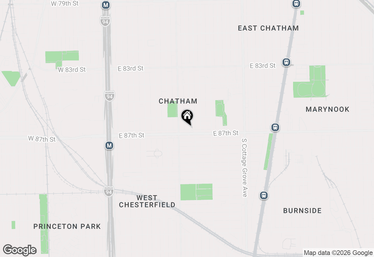 Map of 8640 S Vernon Avenue, Chicago, IL 60619