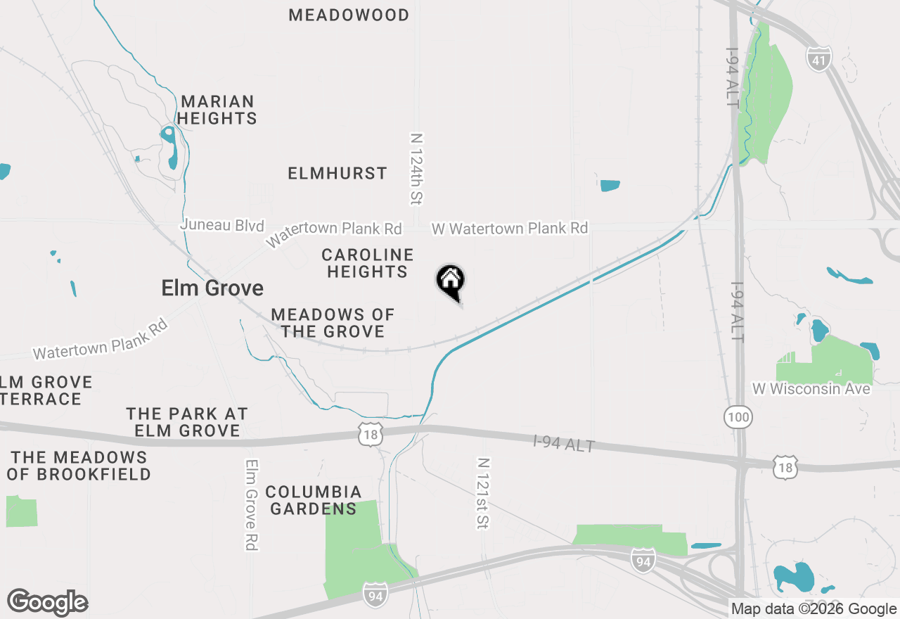 Map of 12151 W Diane Dr, Wauwatosa, WI 53226