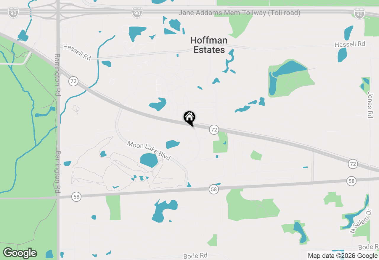 Map of 1375 Rebecca Drive #408, Hoffman Estates, IL 60169