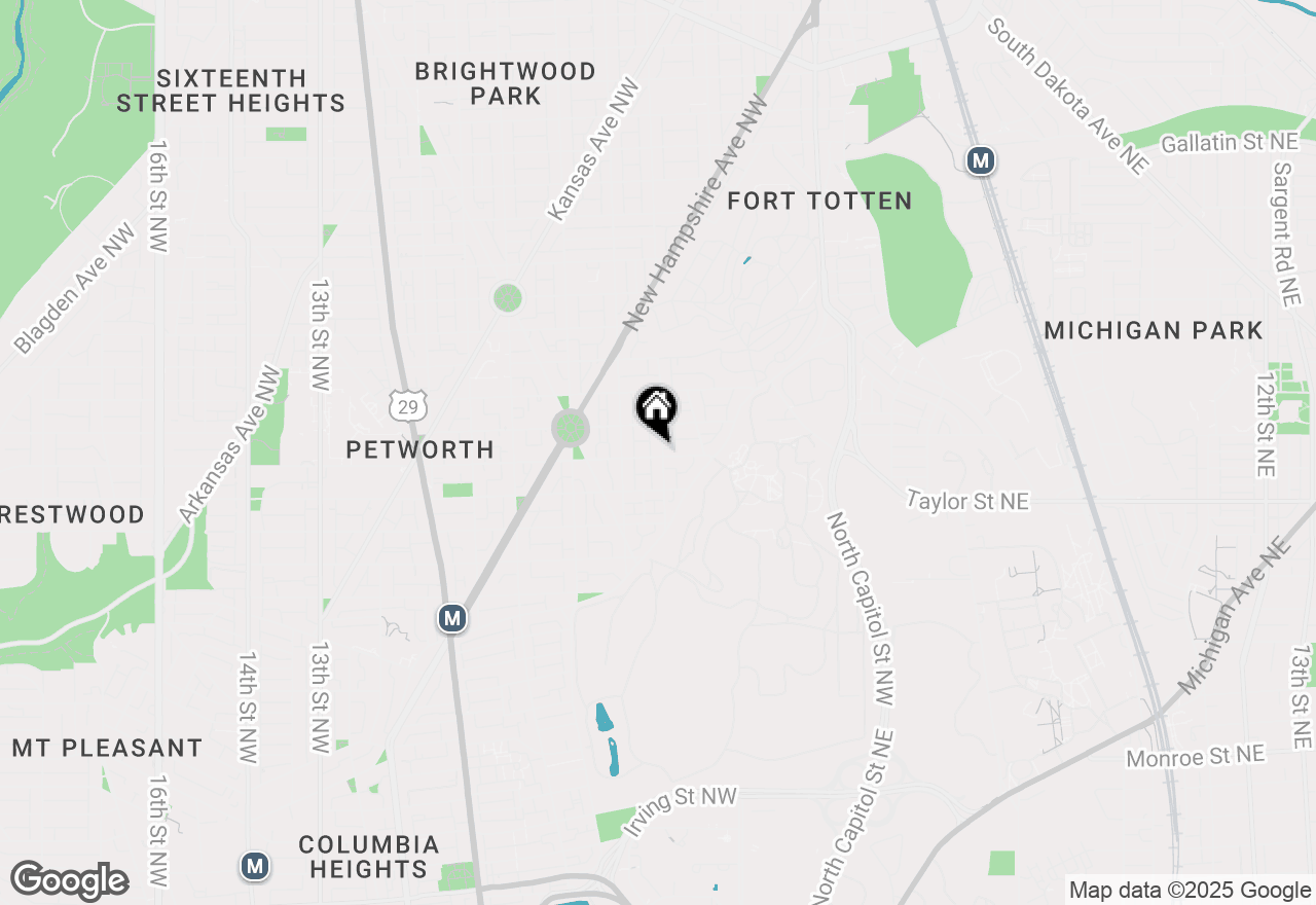 Map of 4200 3rd Street Nw, Washington, DC 20011