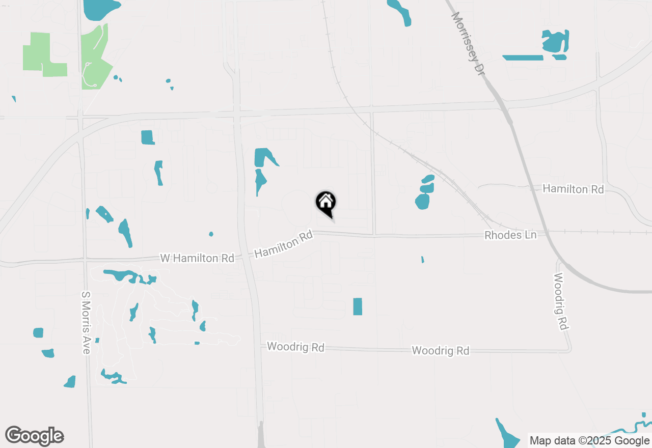 Map of 408 Ave G Avenue, Bloomington, IL 61704