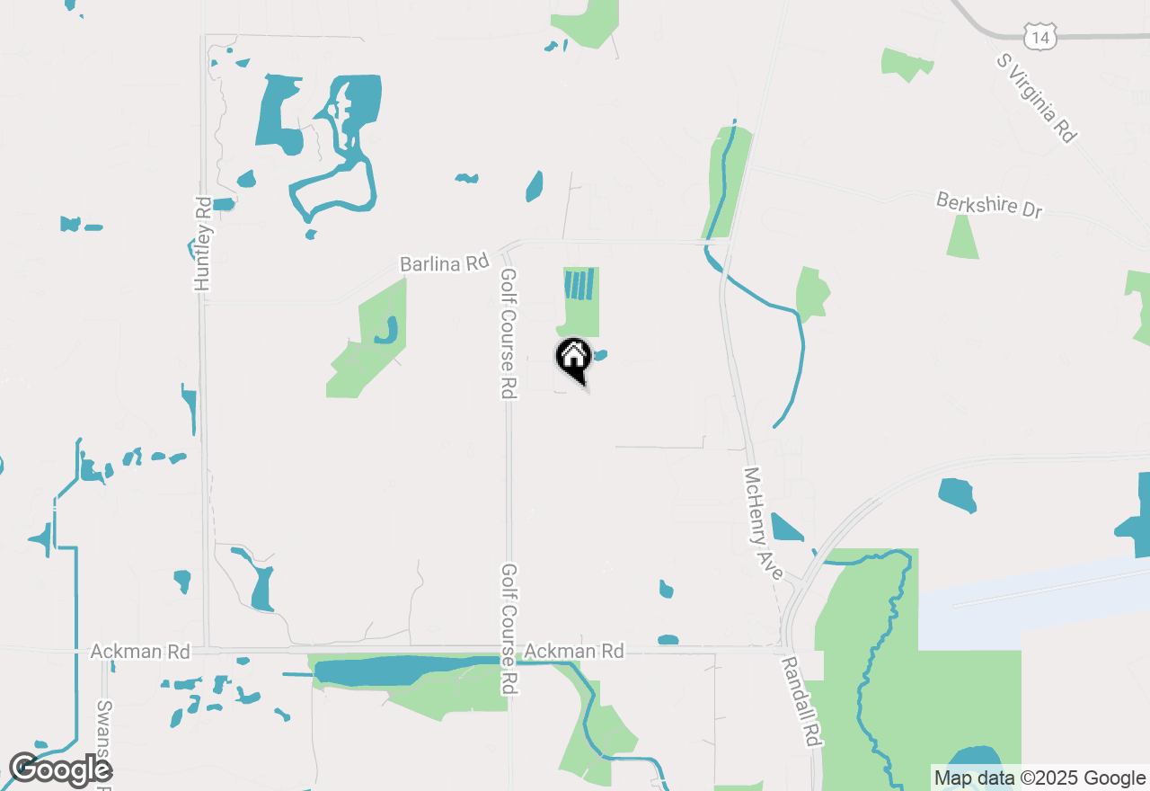 Map of 1009 Sutton Drive, Crystal Lake, IL 60014