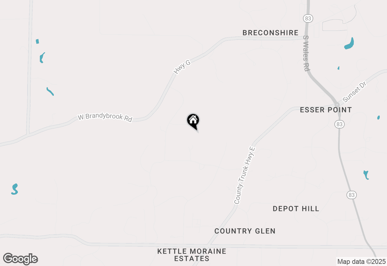 Map of S32W32807 Bethania Ln, Dousman, WI 53118