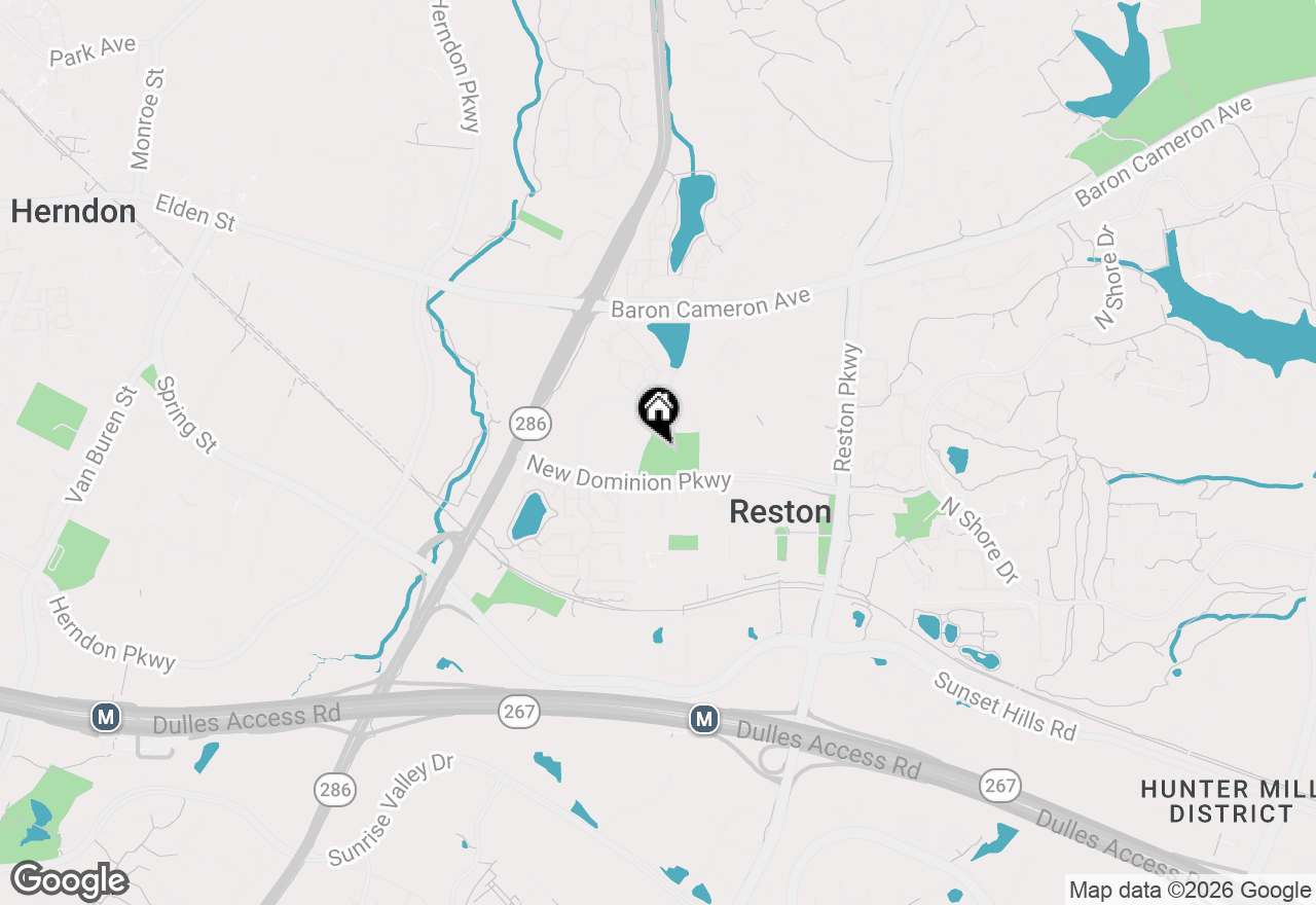 Map of (Address confidential), Reston, Virginia 20190