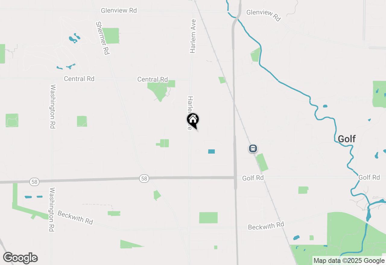 Map of 229 Harlem Avenue, Glenview, IL 60025