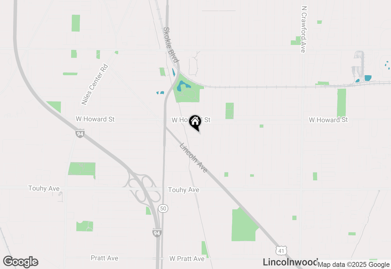 Map of 4612 Birchwood Avenue, Skokie, IL 60076