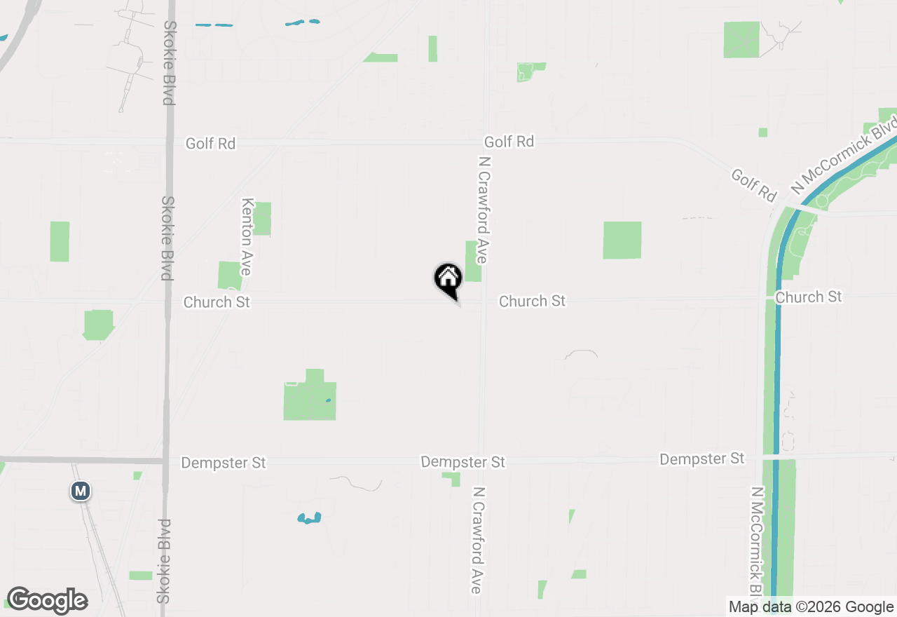 Map of 9151 Karlov Avenue, Skokie, IL 60076