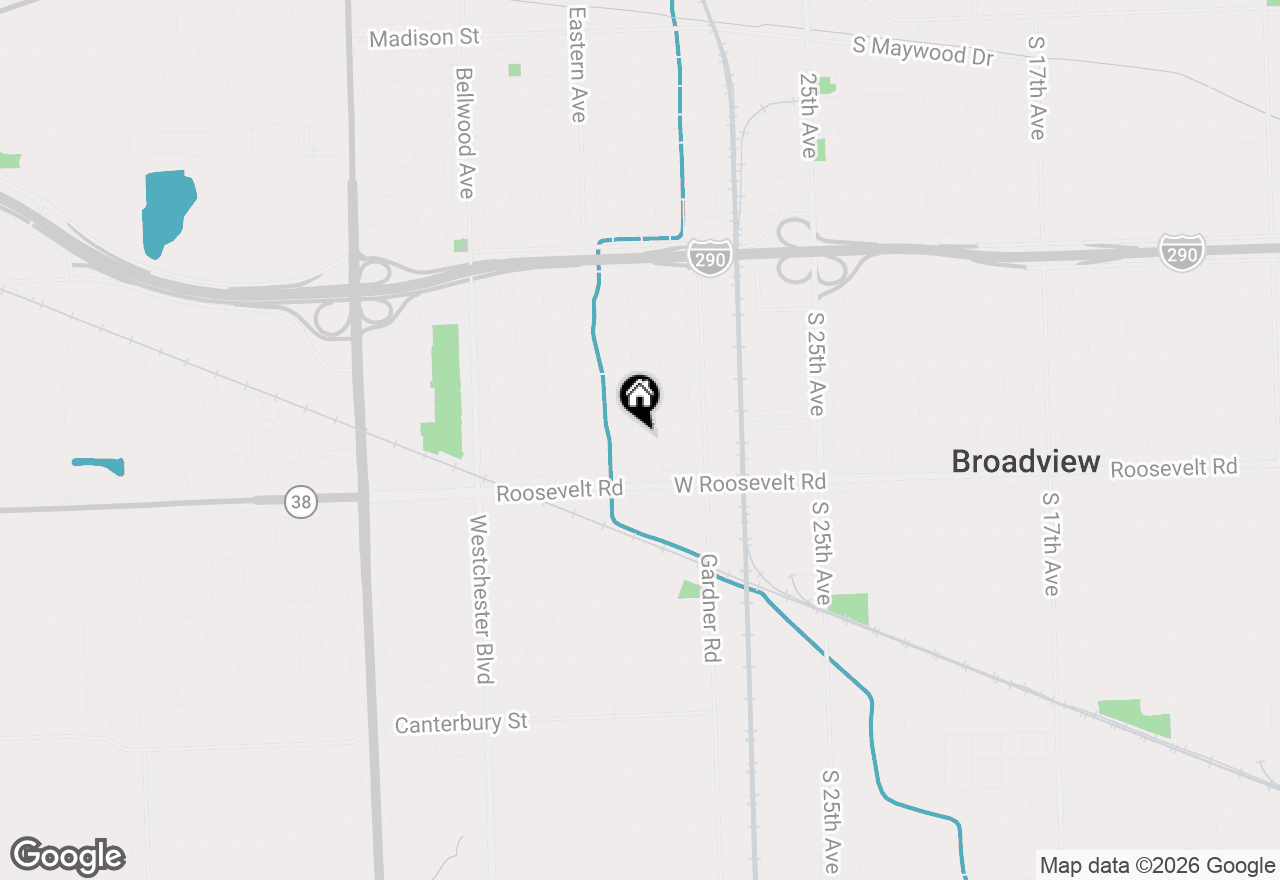 Map of (Address confidential), Westchester, Illinois 60154