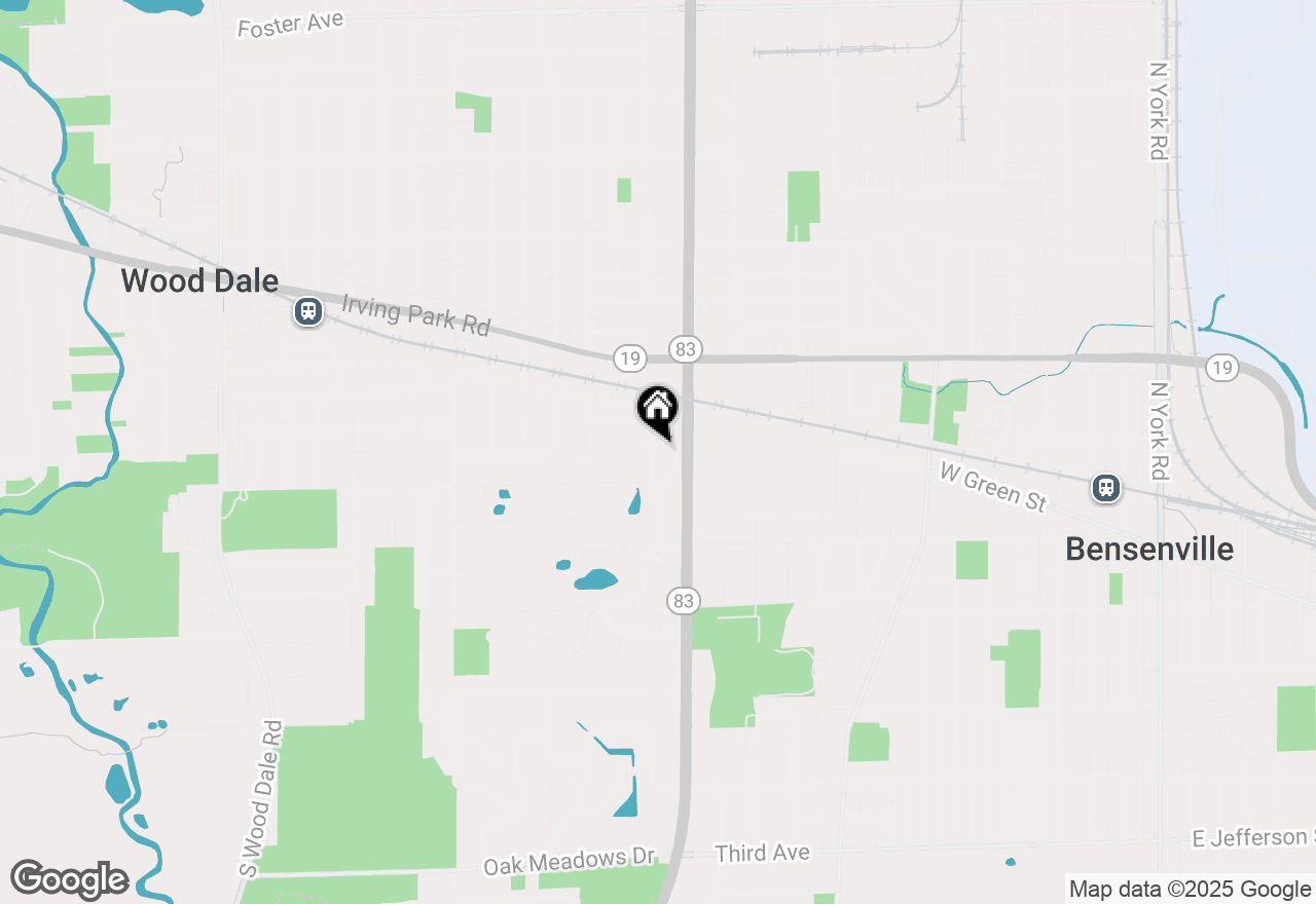 Map of 125 N Spruce Avenue, Wood Dale, IL 60191