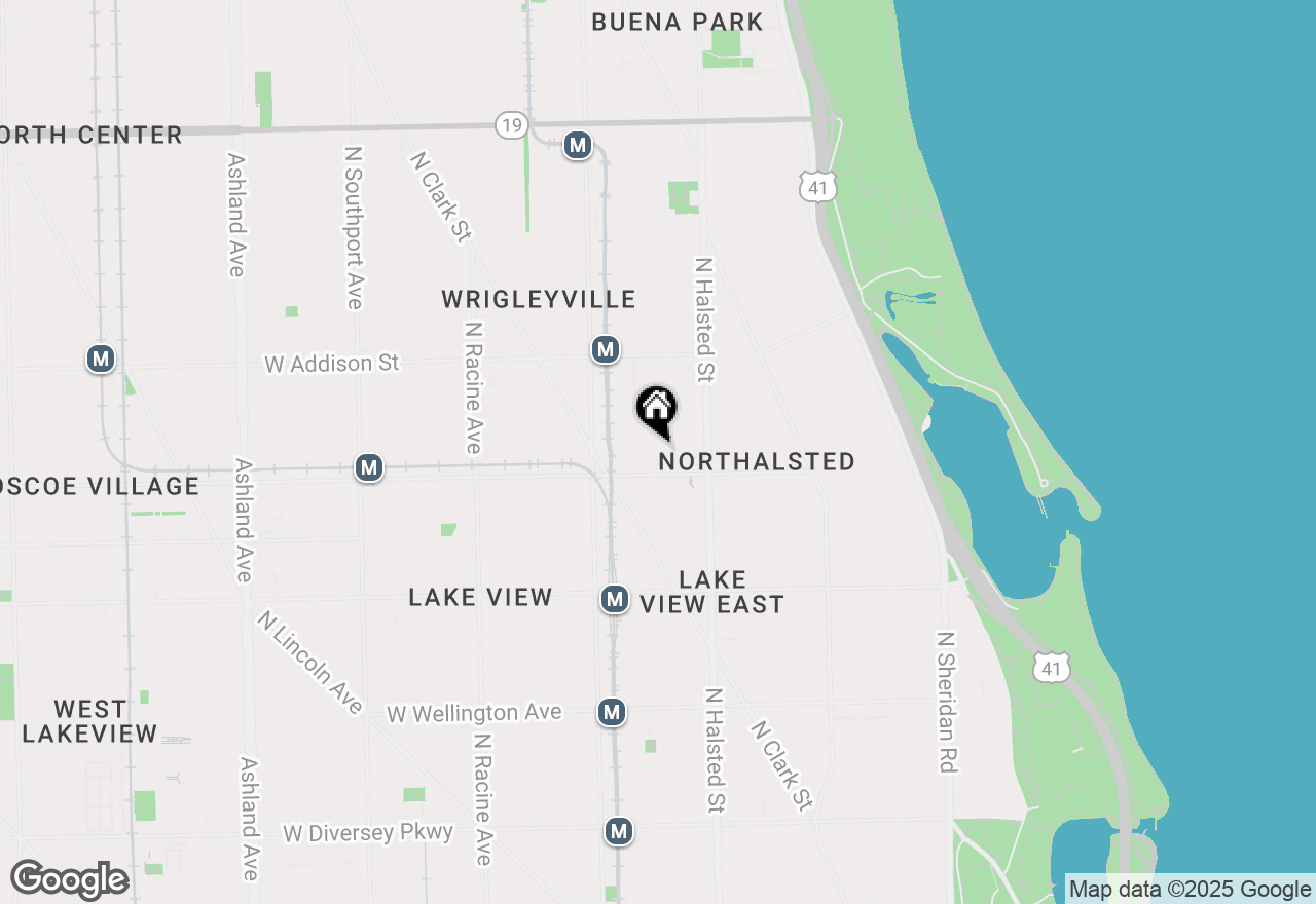 Map of 855 W Newport Avenue #1, Chicago, IL 60657