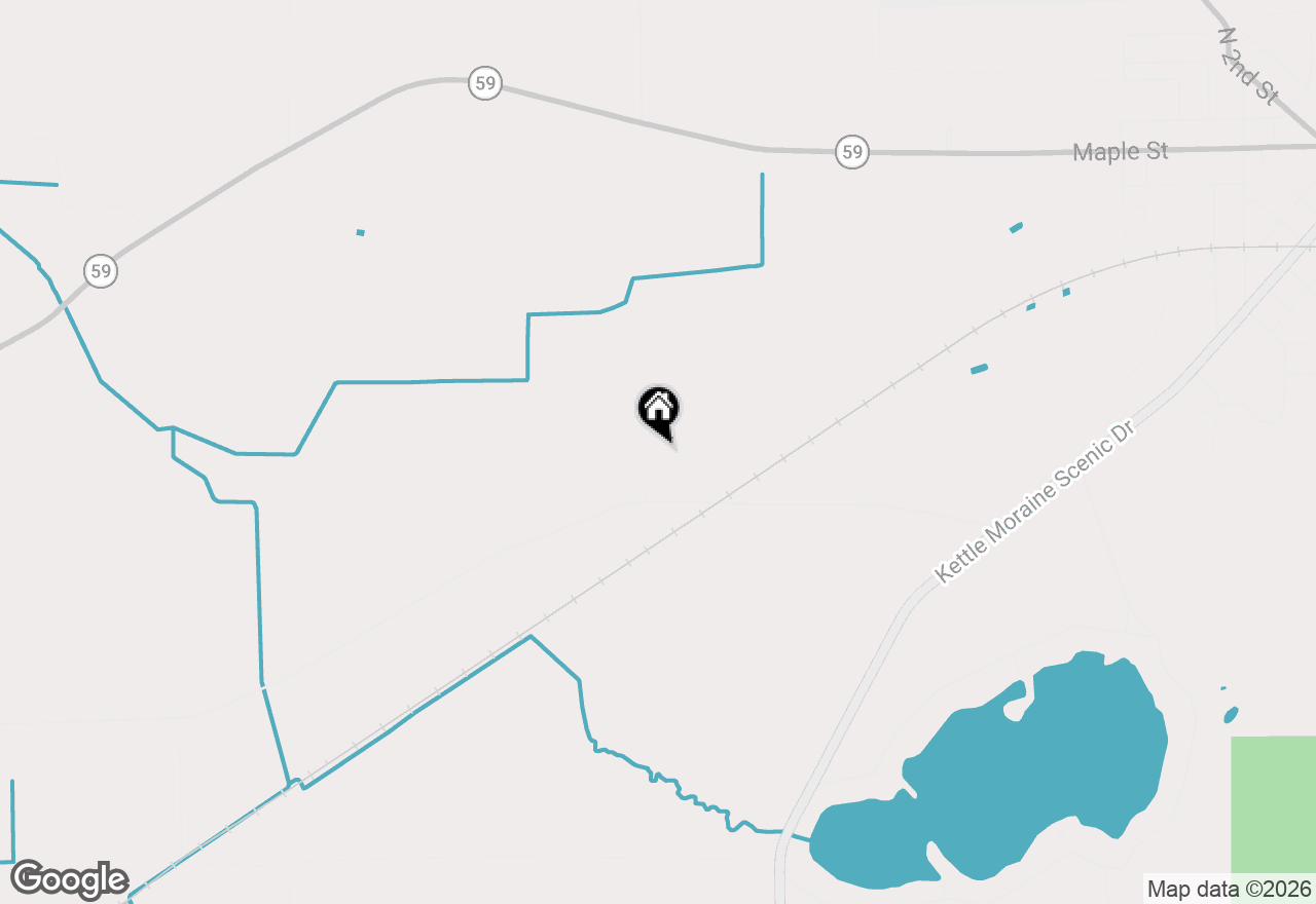 Map of W1578 Marsh Rd, Palmyra, WI 53156
