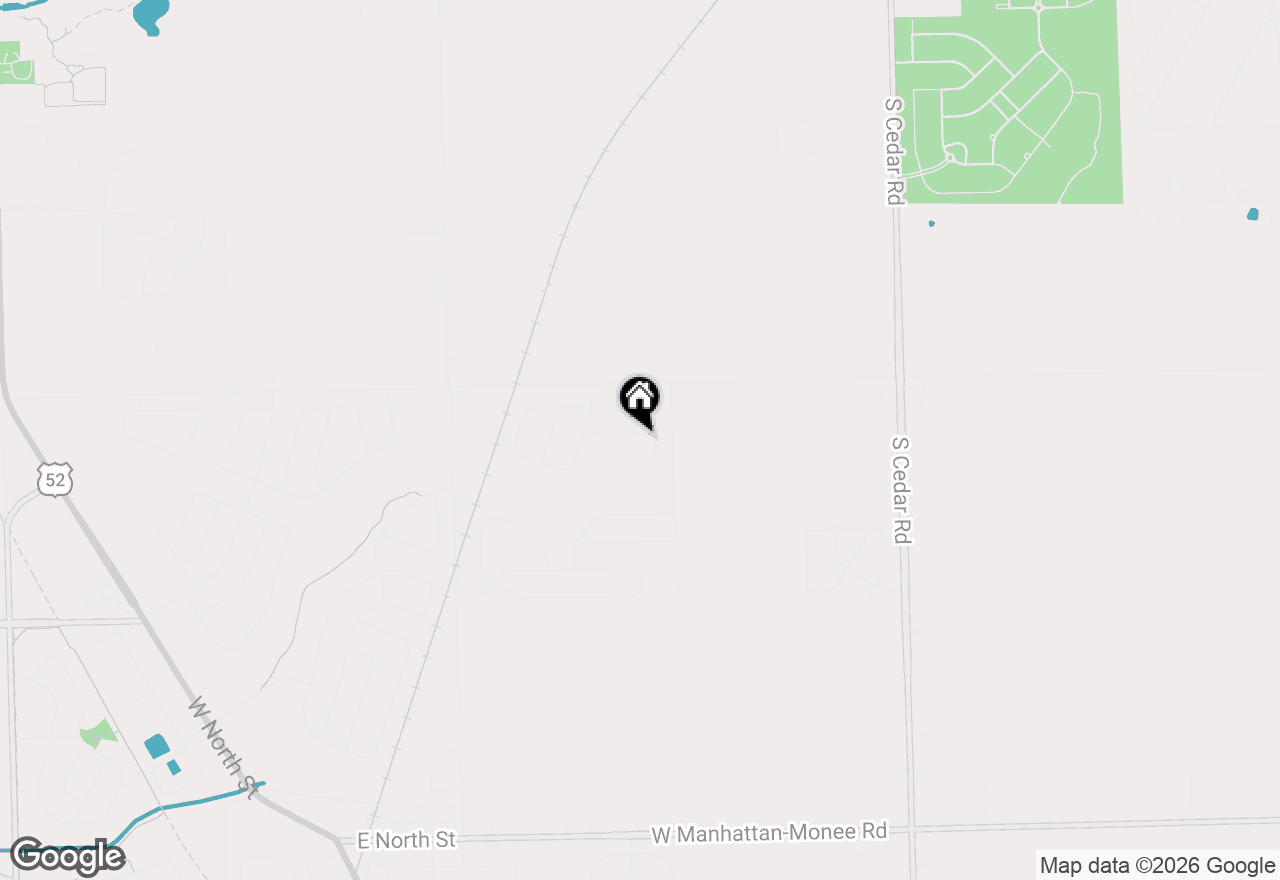 Map of 14841 W Carver Crossing, Manhattan, IL 60442
