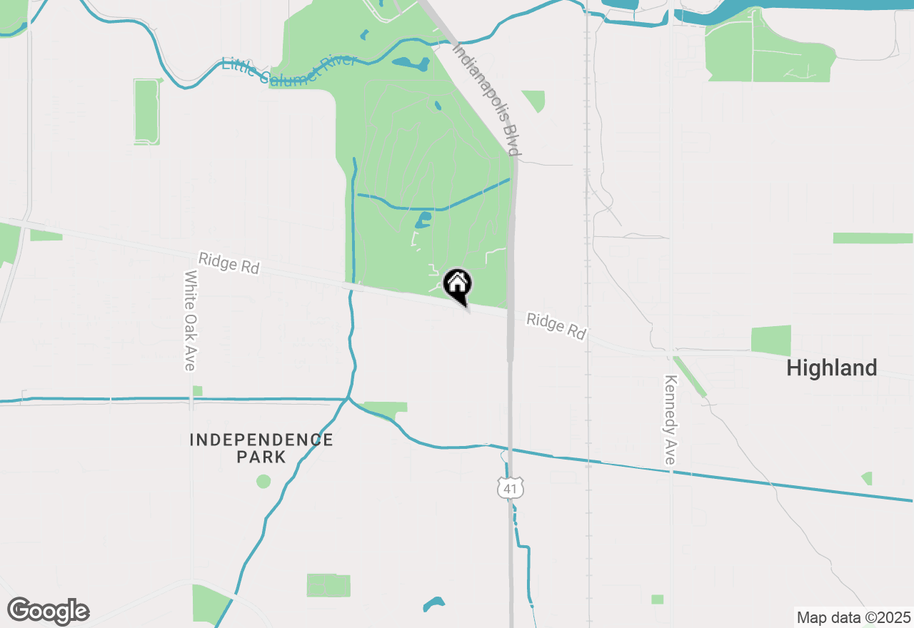 Map of 2238 Ridge Road, Highland, IN 46322
