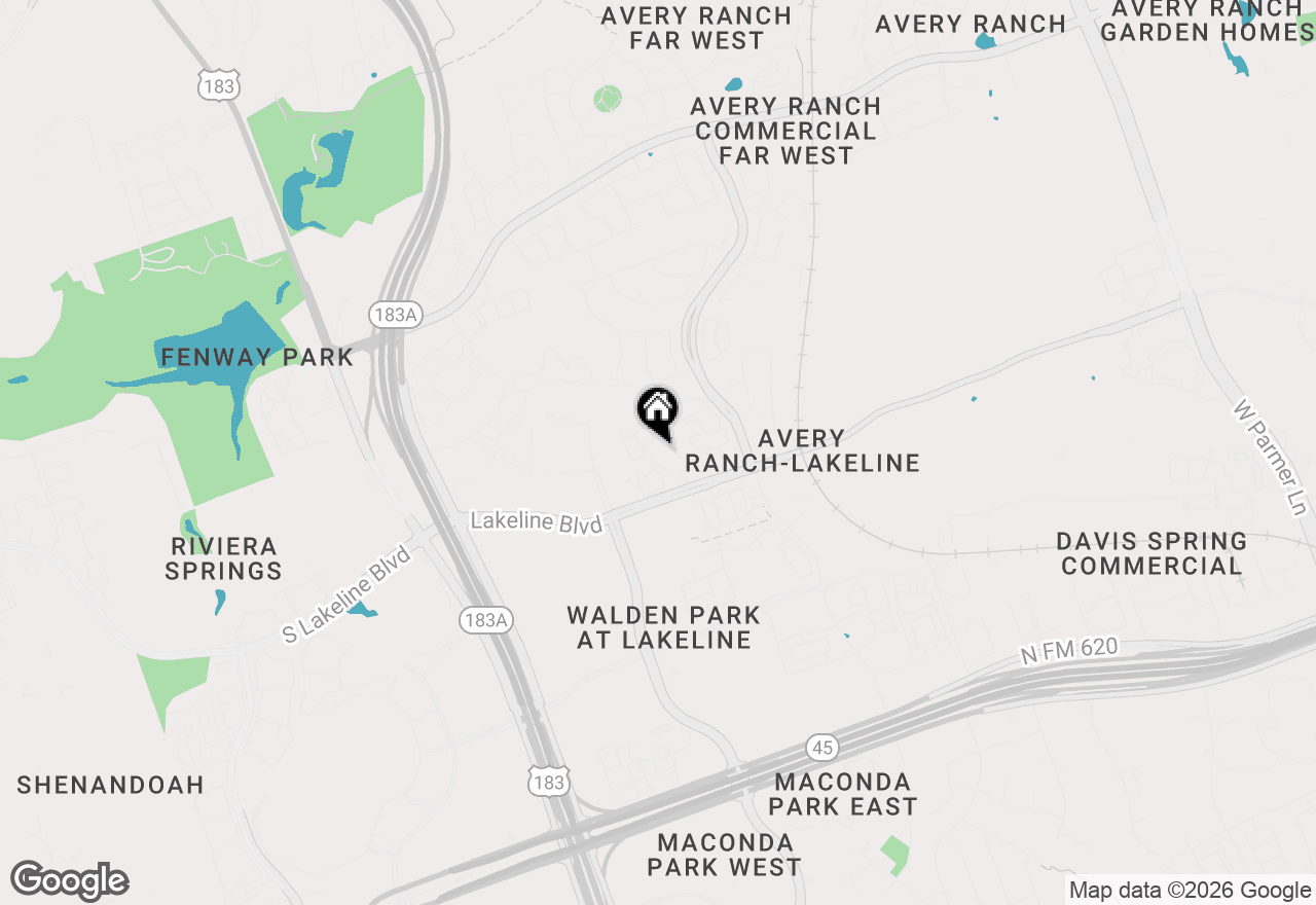 Map of 10800 Lakeline Boulevard #12302, Austin, TX 78717