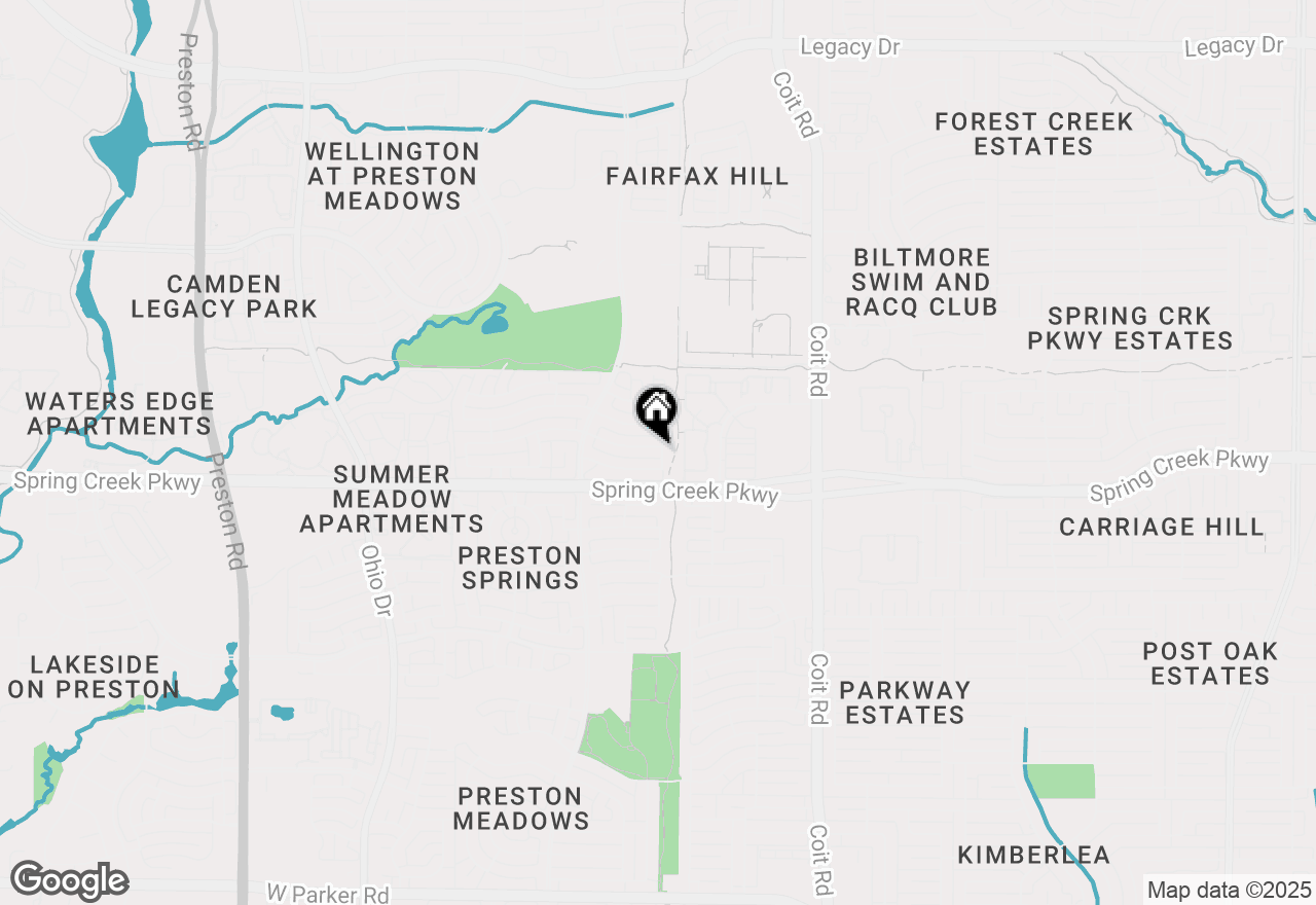 Map of 4300 Waterford Drive, Plano, TX 75024