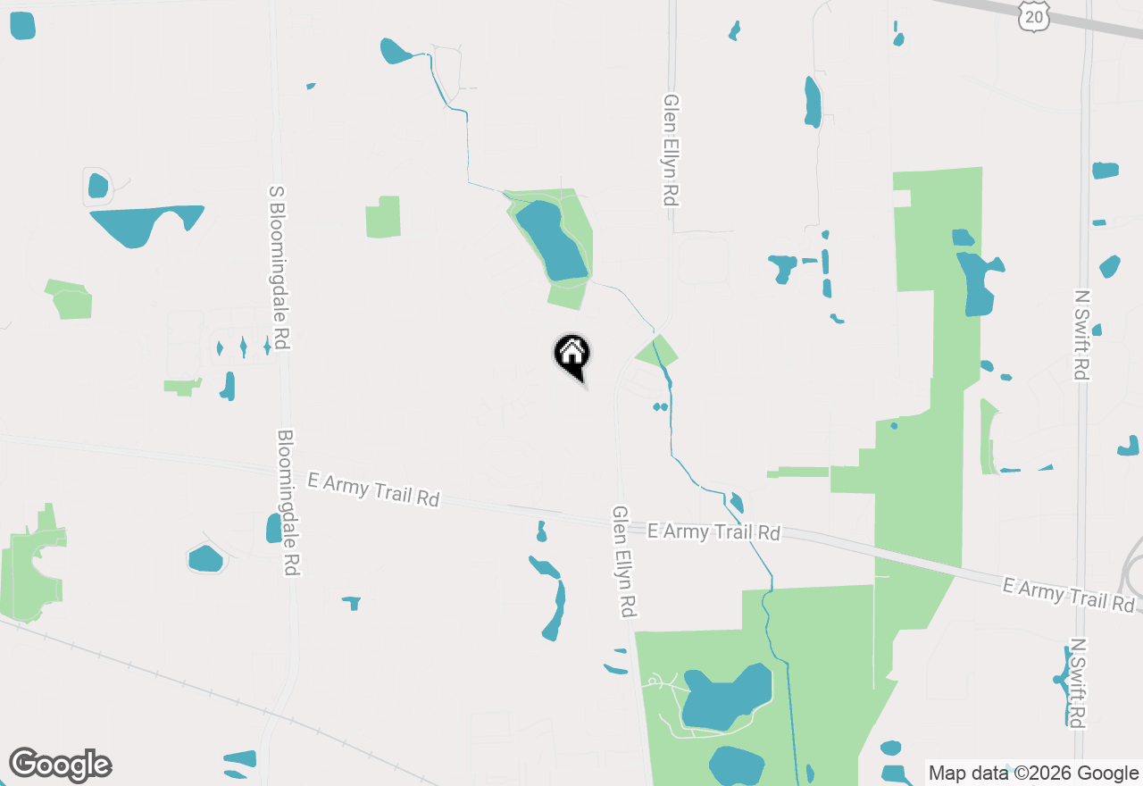 Map of 330 Elmwood Lane, Bloomingdale, IL 60108