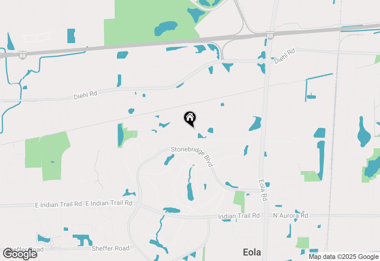 Map of 2605 Clara Avenue, Aurora, IL 60502